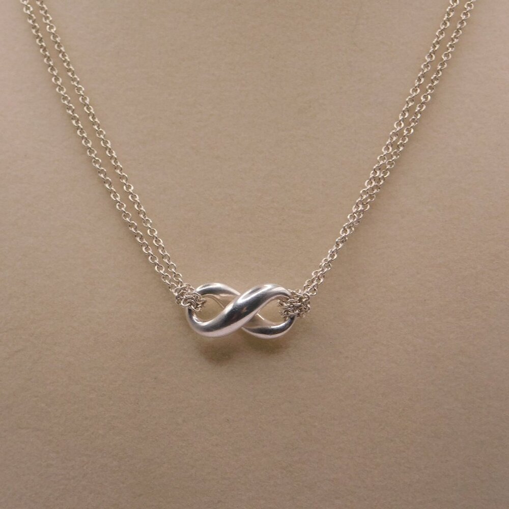 TIFFANY INFINITY NECKLACE - 16 INCHES - Picture 11 of 13